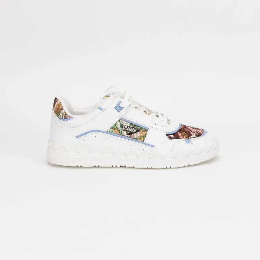 Valentino Garavani Men Freedots Low Top Sneakers White Multi Size 10 US/43 EU